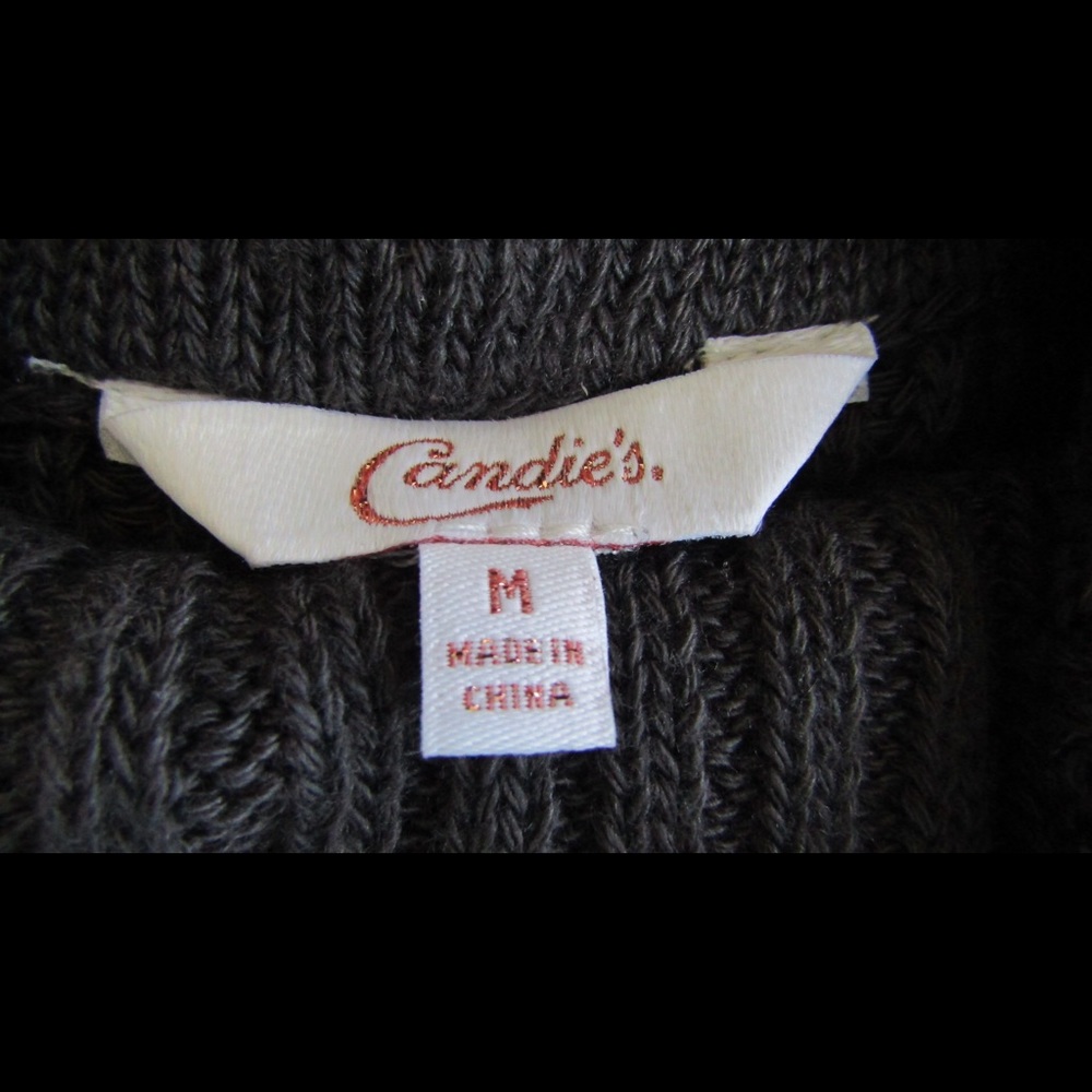 Candies Sweater Tunic With Zippers On The Side - Picture 6 of 6